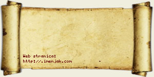 Andjelina Jocić vizit kartica